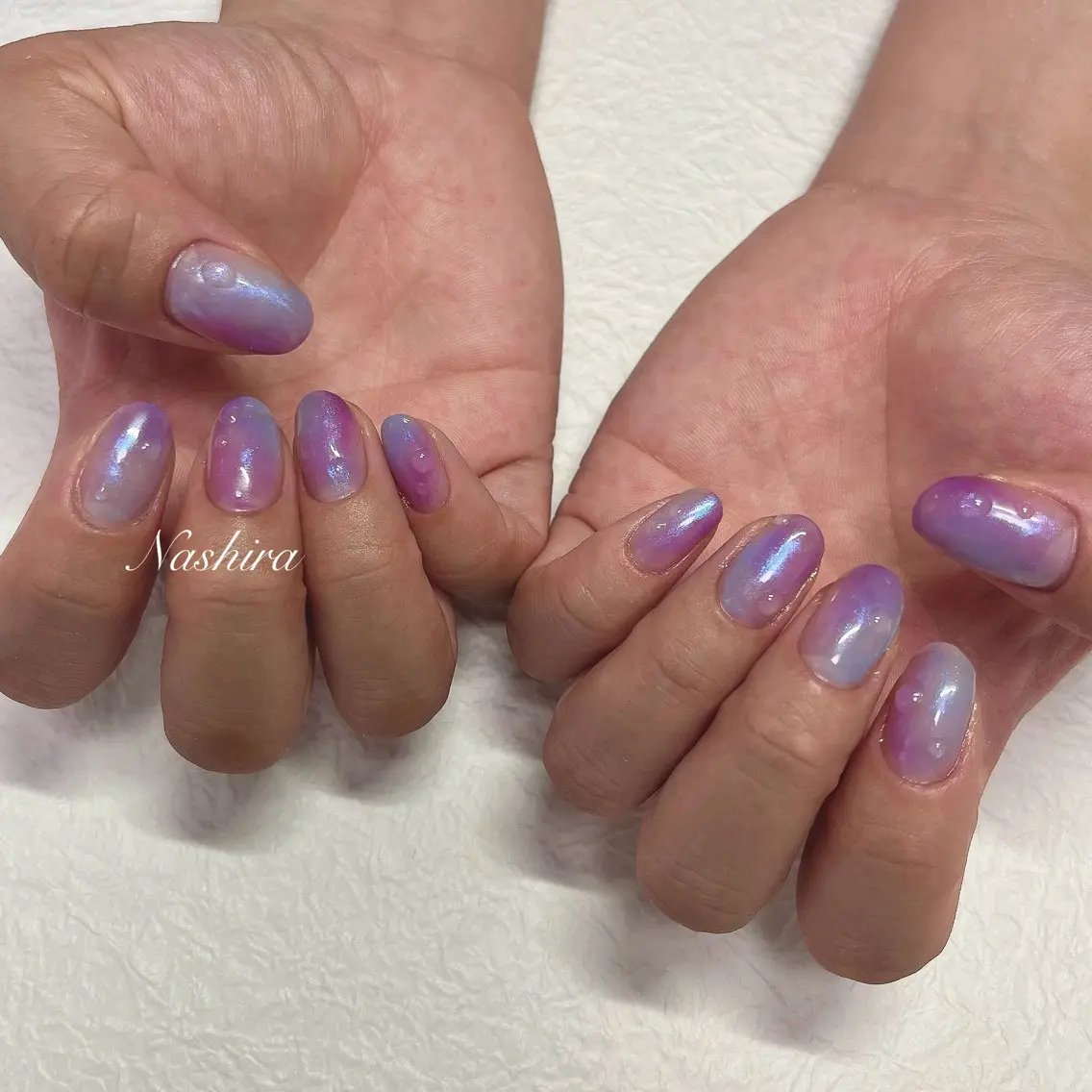 ネイル ニュアンスネイル Nashira moeのネイルデザイン