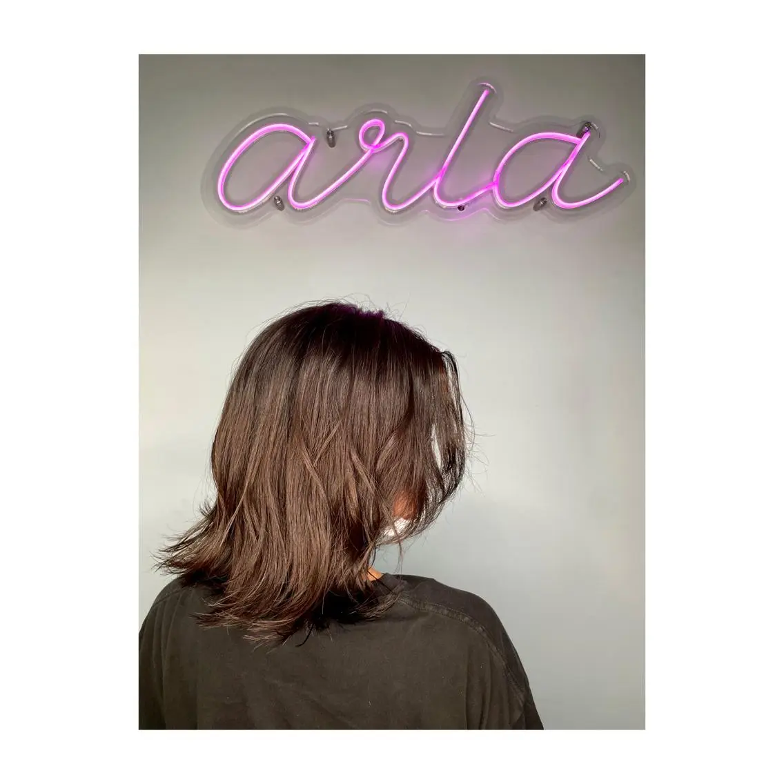 ミディアム トリートメント 二ヶ月綺麗なデザイン カット/星野六三四のヘアスタイル