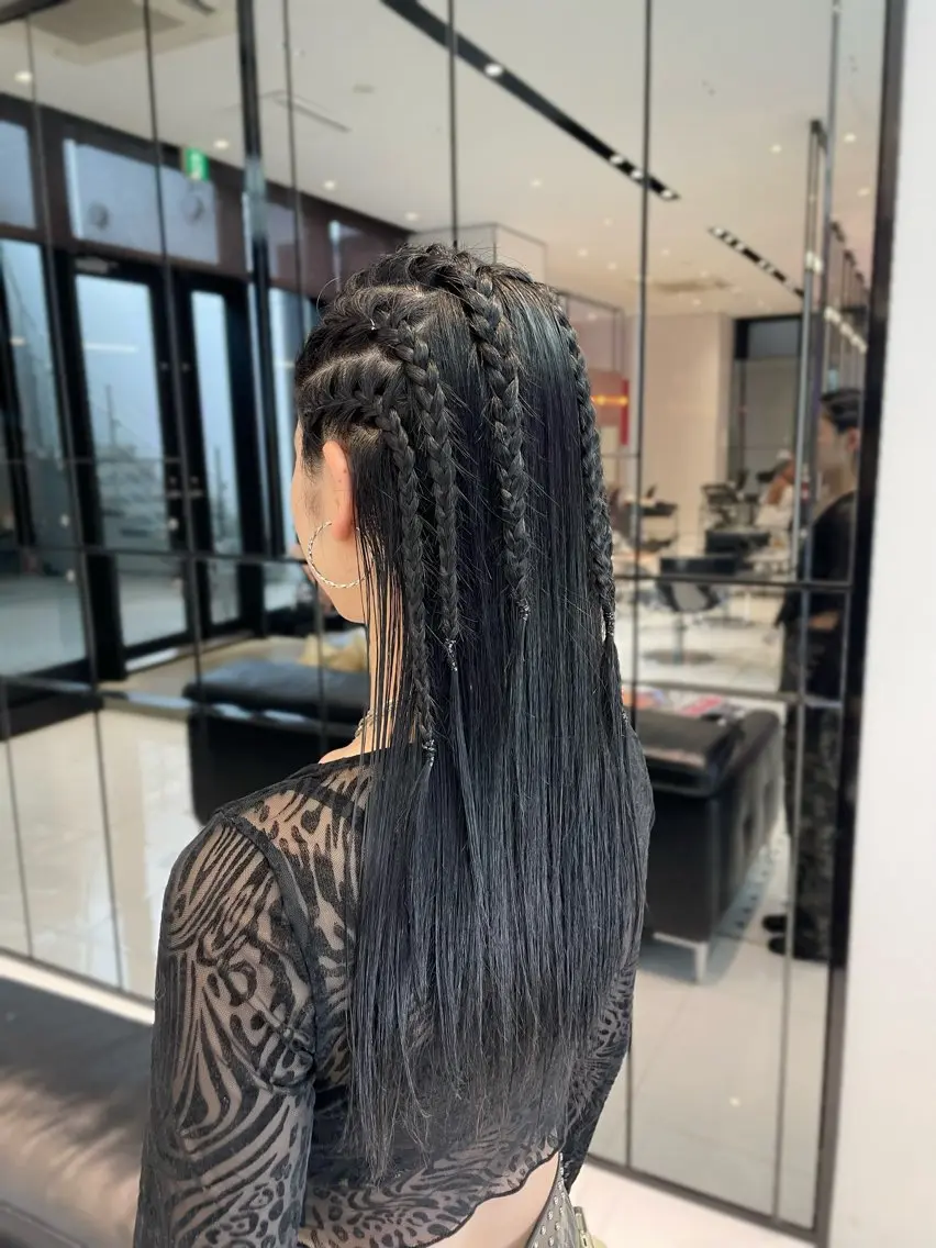 ロング ヘアアレンジ 【韓国❤️海外ヘア】 AYAKAのヘアスタイル