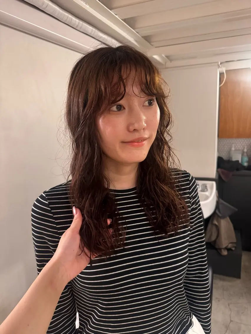 ロング 🦢パーマモデル 様募集中🦢AI🫧のヘアスタイル