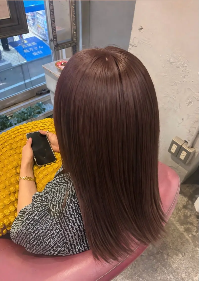 カラー ヘアカラー たかの ゆめなのヘアスタイル