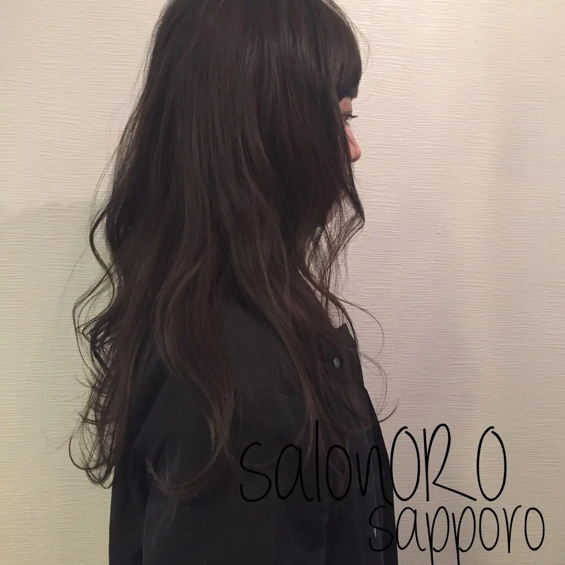 ロング カラー カット ヘアカラー トリートメント 池田 真由美のヘアスタイル