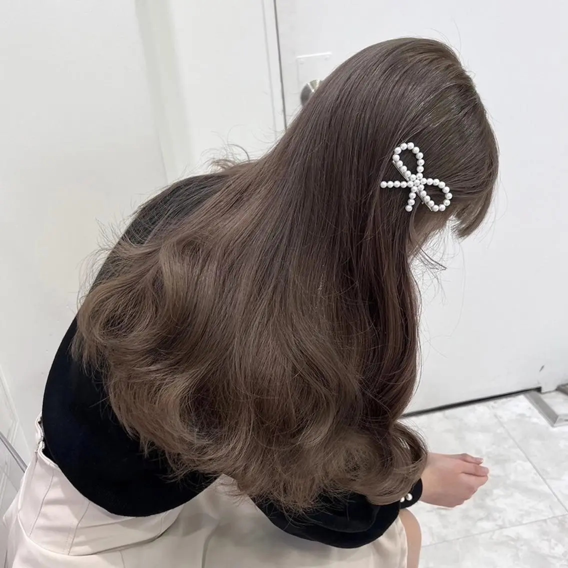 ☁️ミニモ限定☁️レイヤーカットモデル(1~3cmまでのメンテナンスのみ)➕透明感カラー➕オリジナルトリートメント🫧の写真