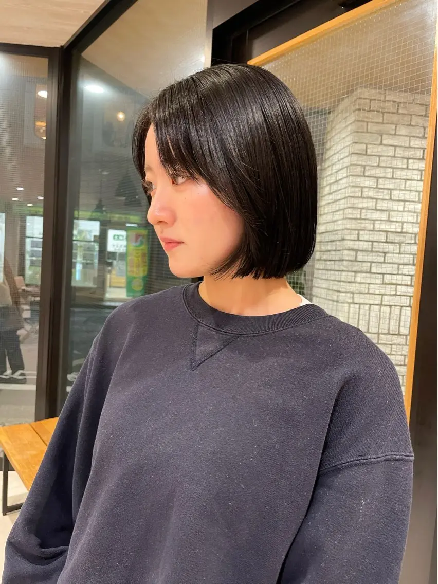 ミディアム カット ヘアカラー トリートメント haru/レイヤー/ ウルフのヘアスタイル