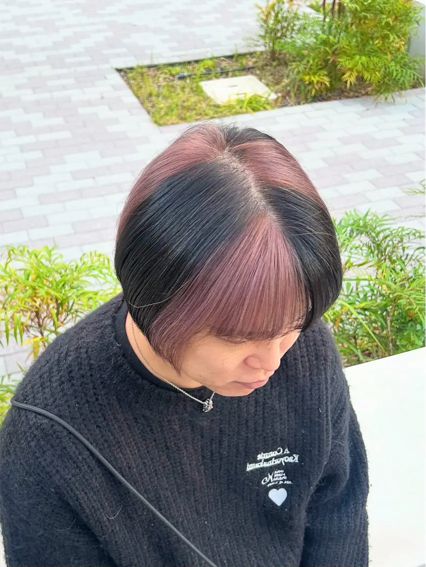 ショート カラー メンズ みきゆうか🫧 大人可愛い製造機🫧のヘアスタイル