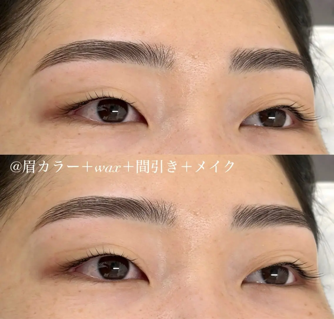 アイブロウ ワックス脱毛 眉カット その他(アイブロウ) 黄金比ナチュラル眉 / momoka🐈の眉毛・アイブロウイメージ