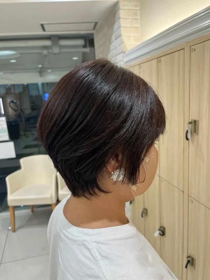 ショート カット 田中 瑞妃のヘアスタイル