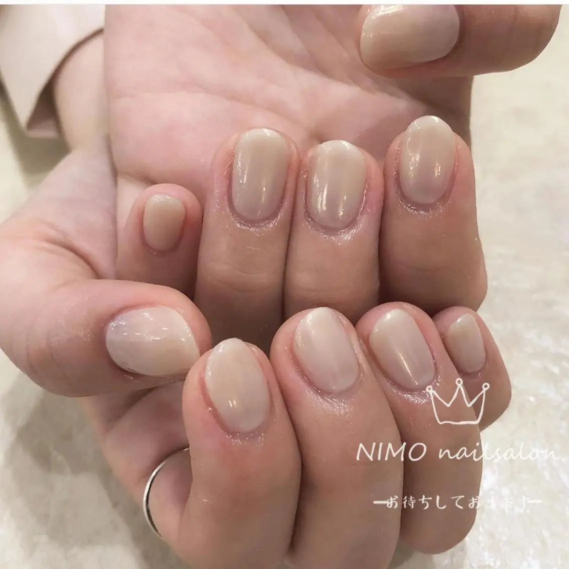 ネイル ワンカラーネイル ハンドネイル ハンドケア 閨匠ビューティサロン 新橋店♡Ellieのネイルデザイン