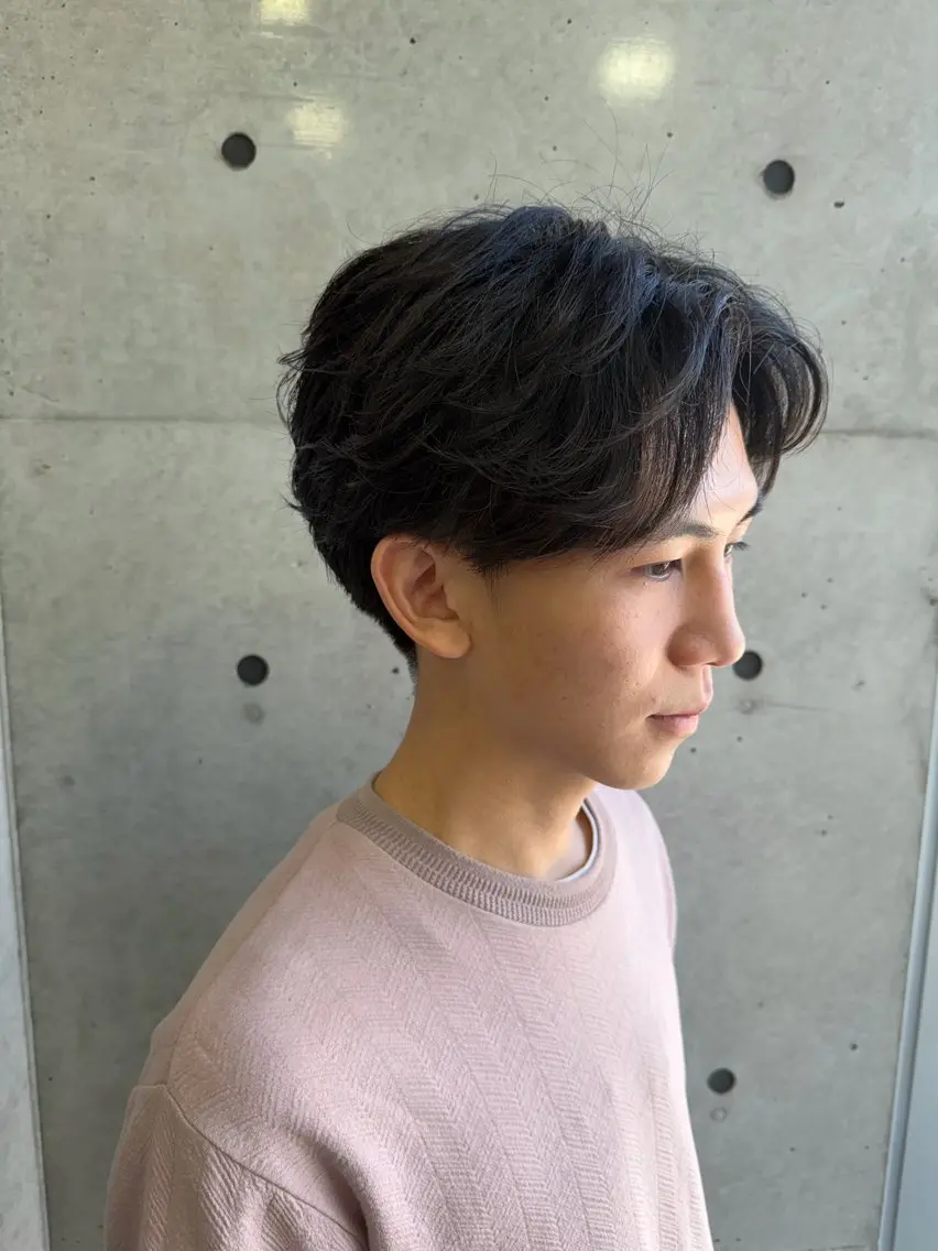 メンズ センターパート カット RYUSEI/メンズ スタイル.パーマの眉毛・アイブロウイメージ
