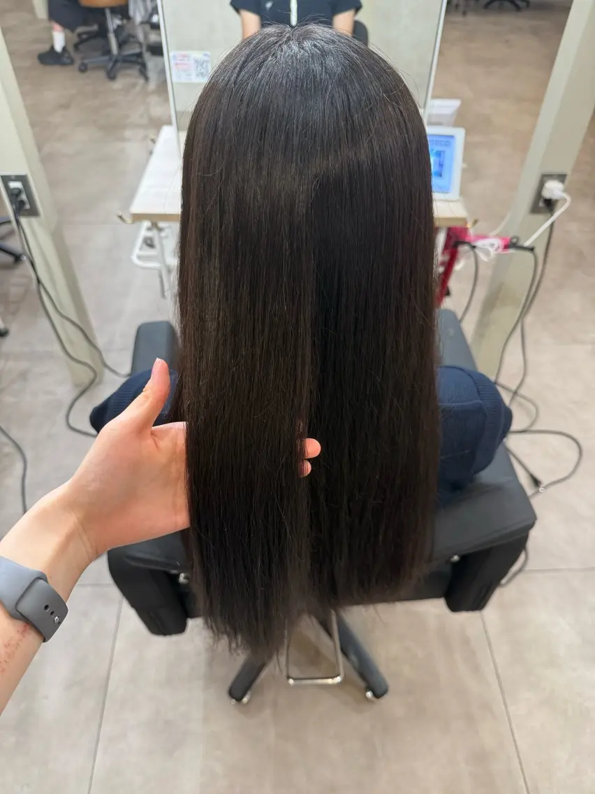 縮毛矯正 山村 みはるのヘアスタイル