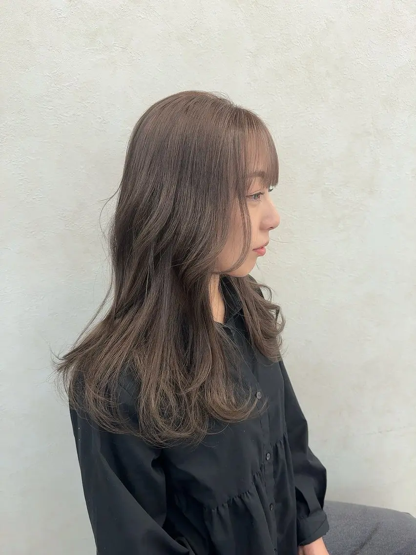 セミロング カラー カット ヘアカラー トリートメント AKI 🐉のヘアスタイル