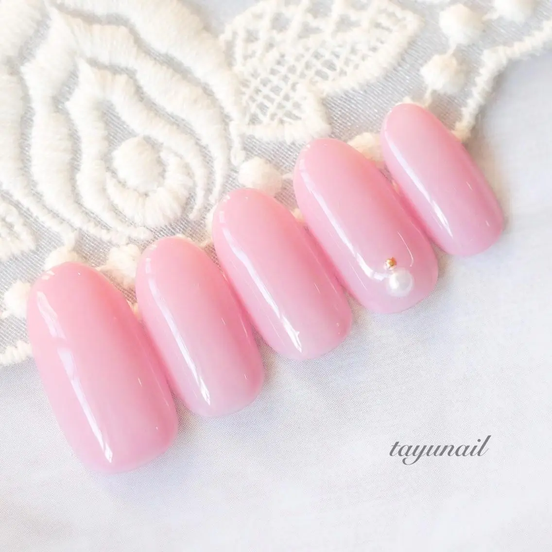 ネイル アートネイル ブルー ジェルネイル ニュアンスネイル オフィスネイル ハンドネイル ネイルサロン 【たゆnail】のネイルデザイン
