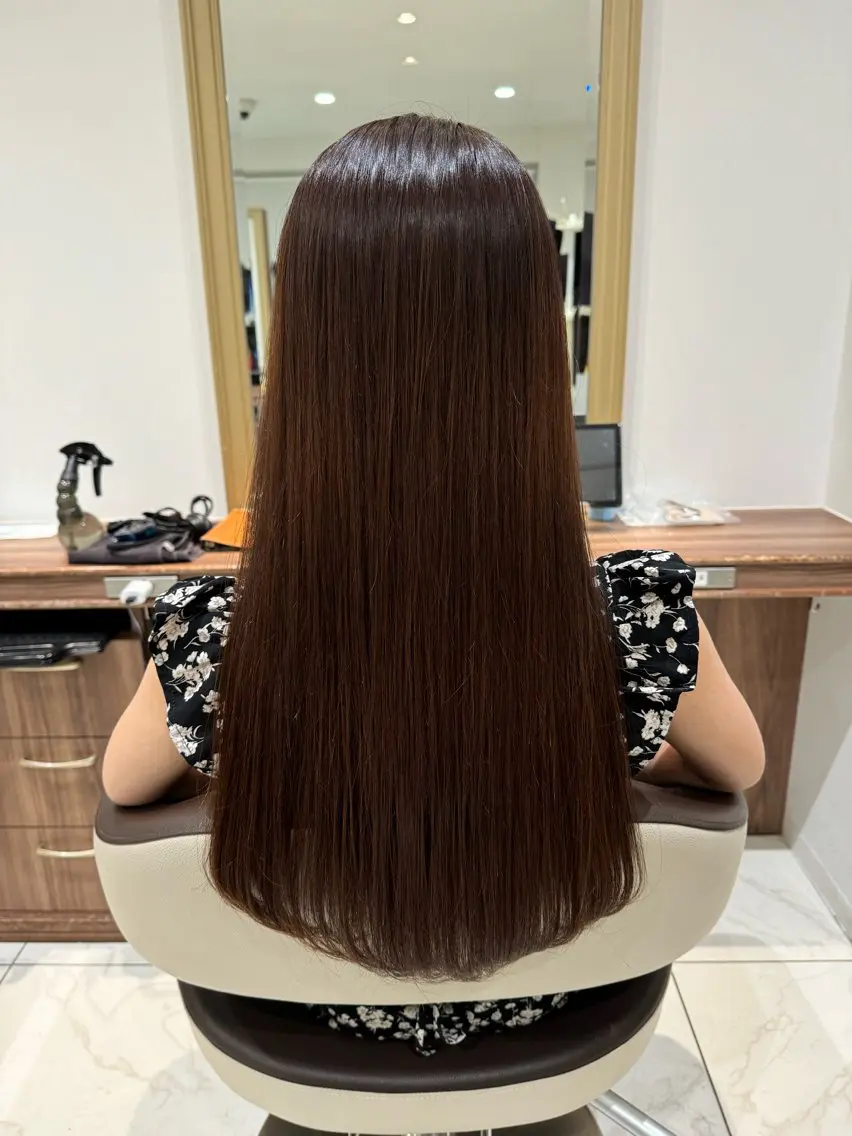 ✂店長カット✂🌈イルミナカラー🌈✨髪質改善トリートメント✨の写真