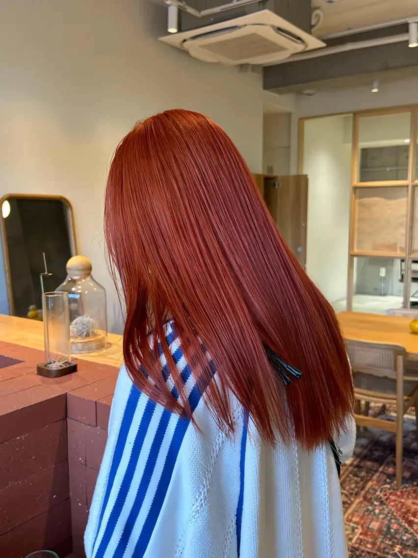ロング ヘアカラー HIROKI /艶カラー/カットのヘアスタイル
