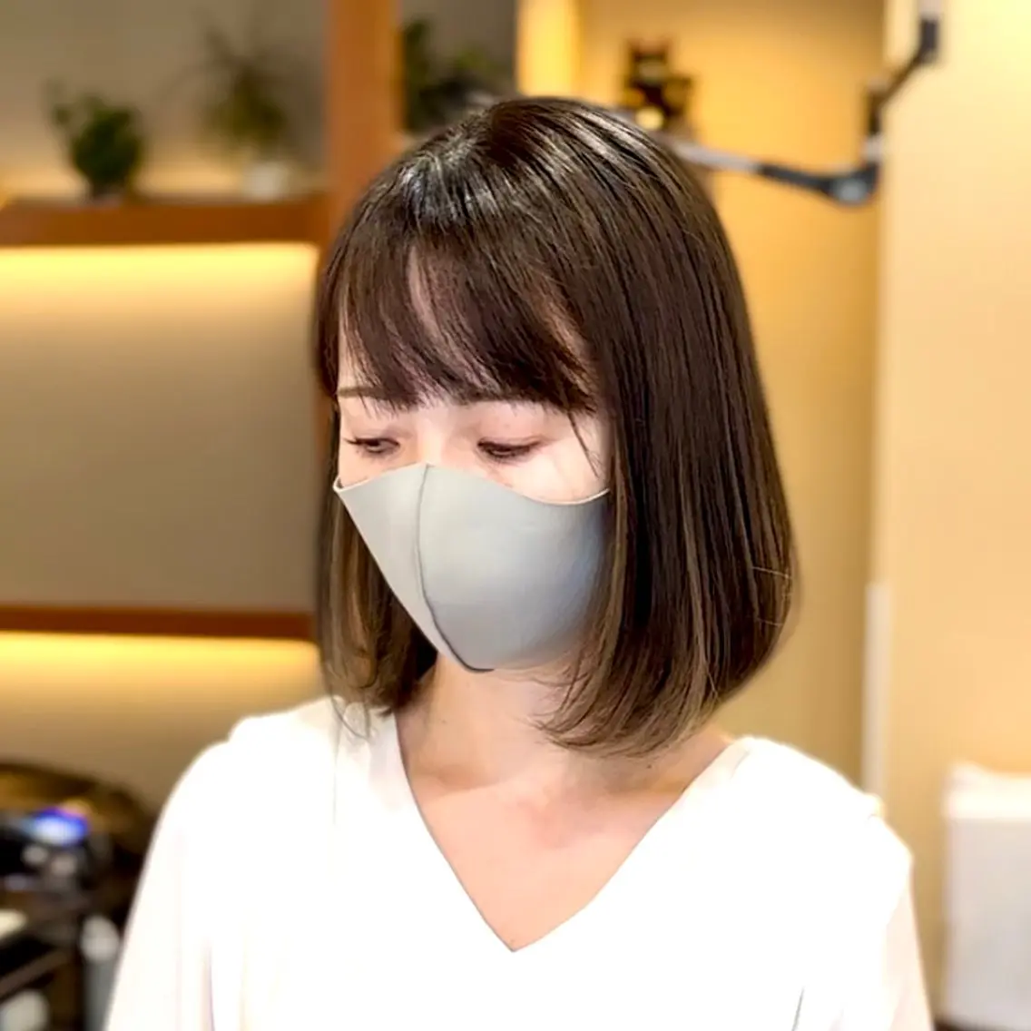 ミディアム 小川 修平のヘアスタイル