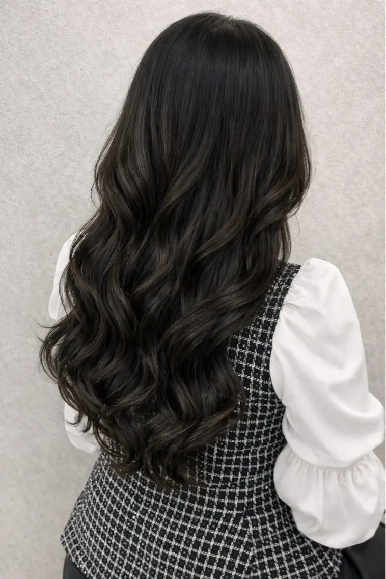 ロング 縮毛矯正 モテ髪･愛されカラー ×薄井舞🥀のヘアスタイル