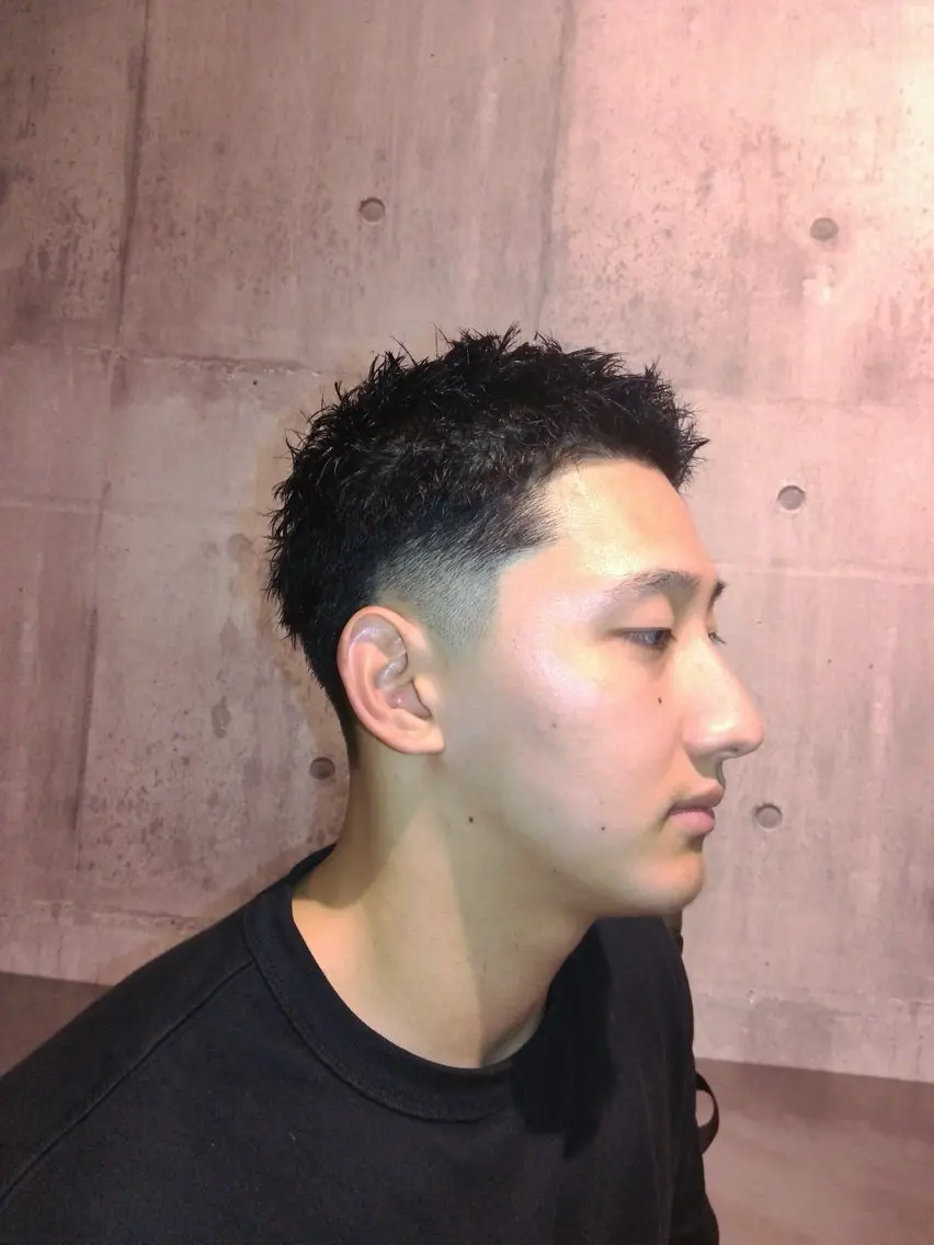 メンズ カット 窪田 力也のヘアスタイル