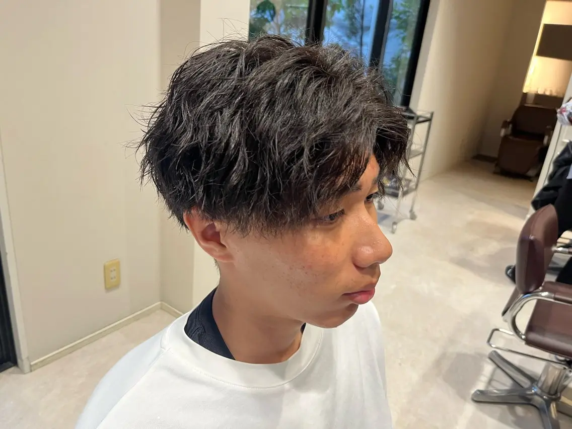 メンズ 🌀パーマ🌀 メンズ 平野歩夢のヘアスタイル