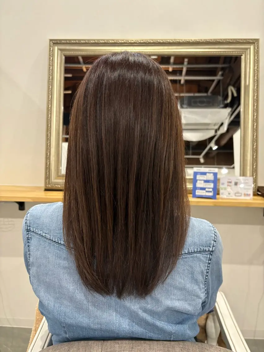 カラー 山本 晴香のヘアスタイル