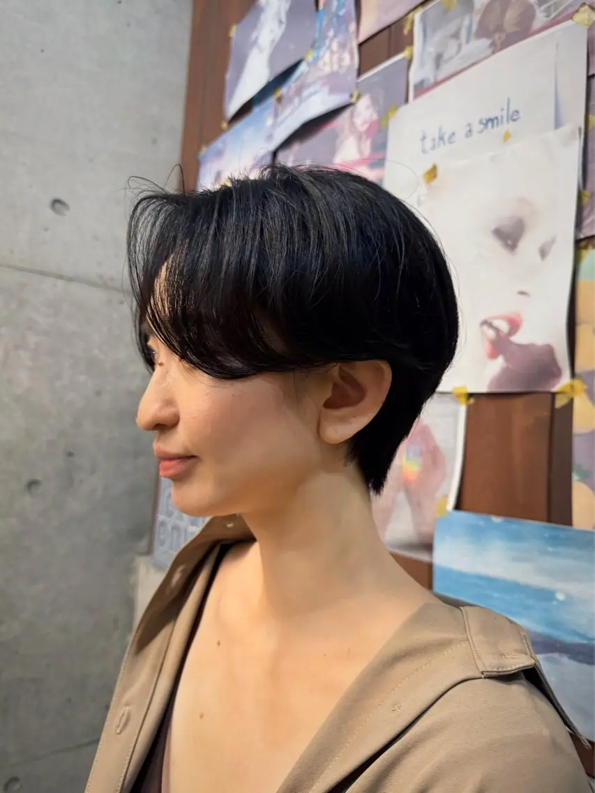 ショート ハンサムショート ショートヘア 佐藤 百葉のヘアスタイル