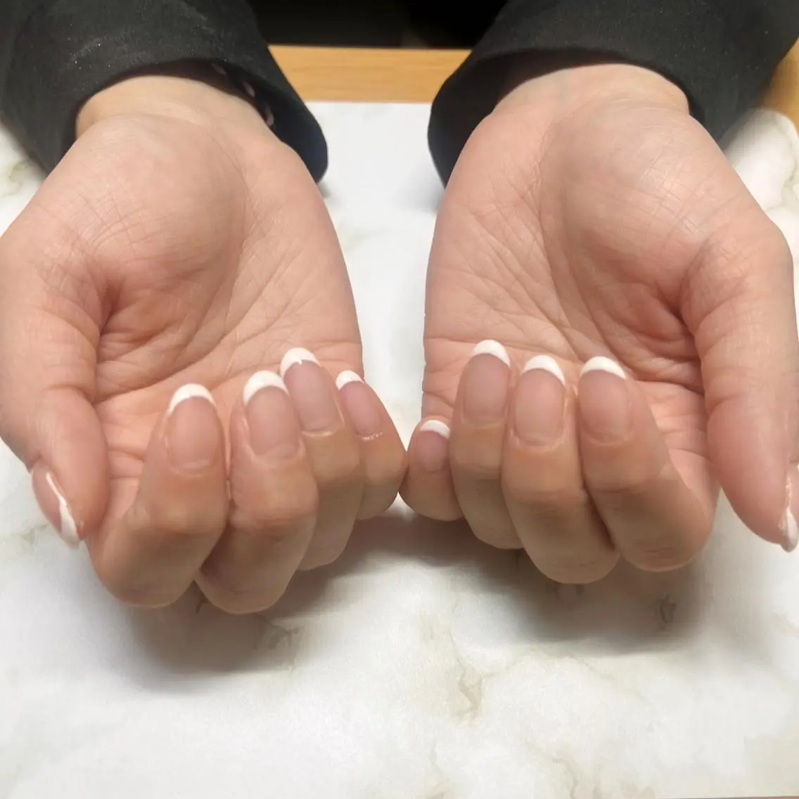 ネイル フレンチネイル 関目nail ★HeaRichのネイルデザイン