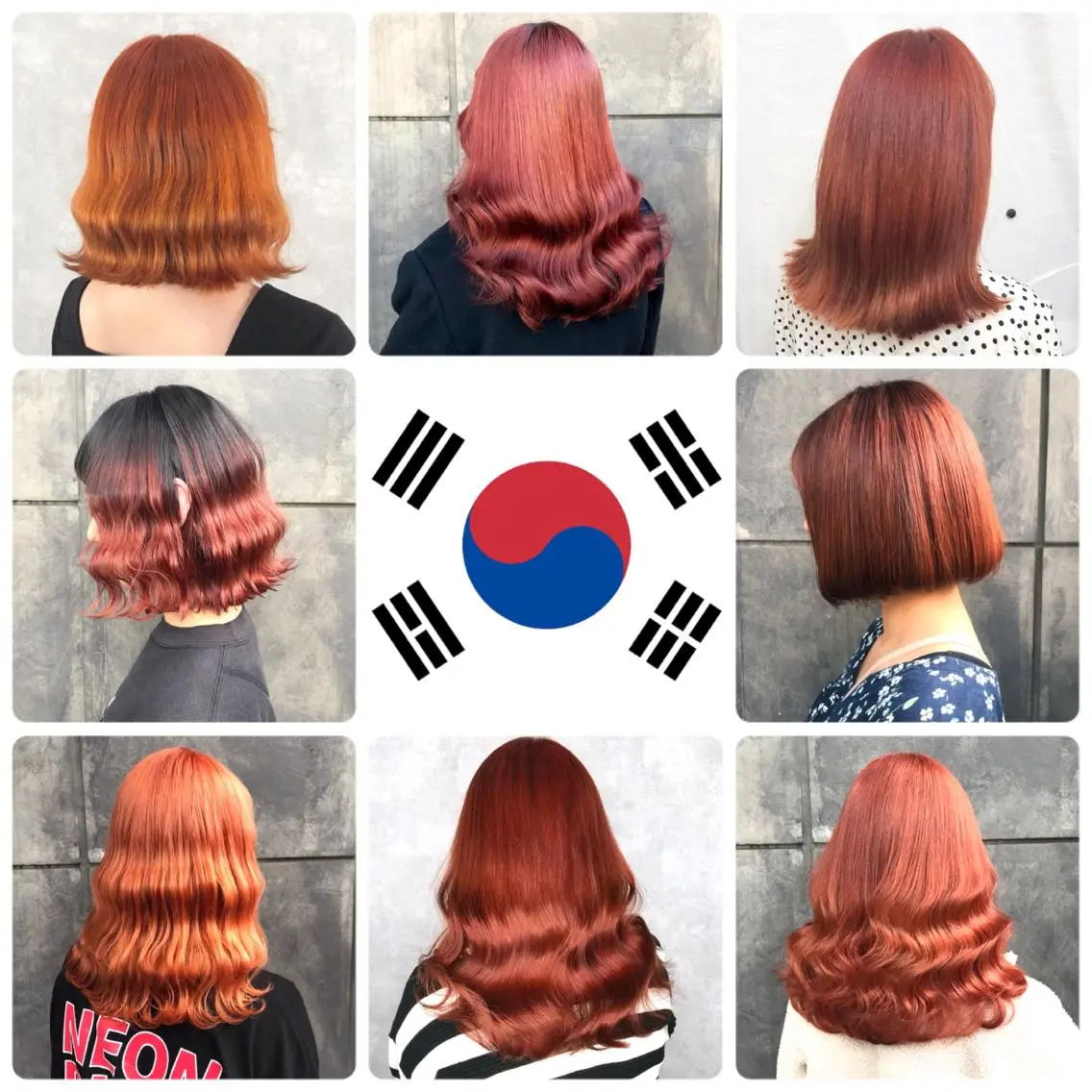 カラー ブリーチ オレンジ オルチャンヘア K-POP好き美容師 🇰🇷Kai.Yのヘアスタイル