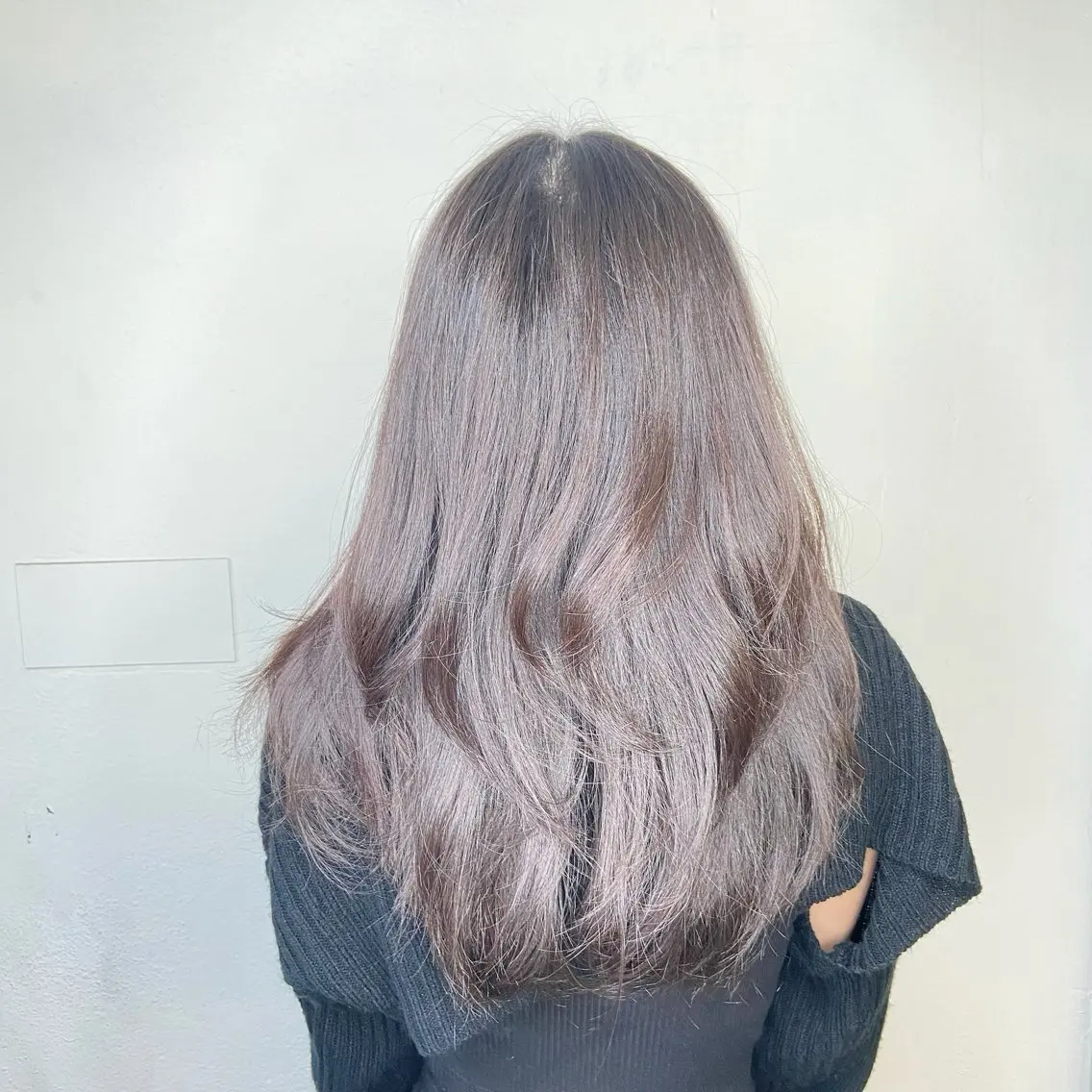 ロング カラー カット ヘアカラー 難波 千夏のヘアスタイル