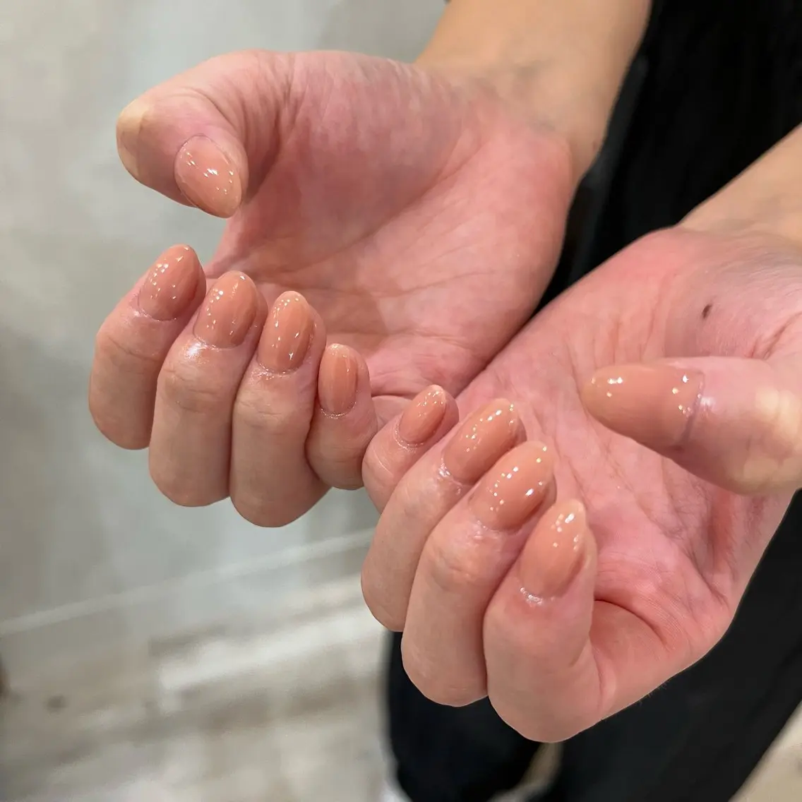 ネイル ワンカラーネイル ハンドネイル JurerEye☆ Asumiのネイルデザイン