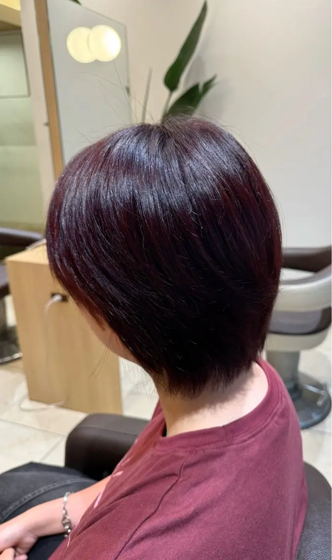 カラー ヘアカラー 別府 桃愛のヘアスタイル