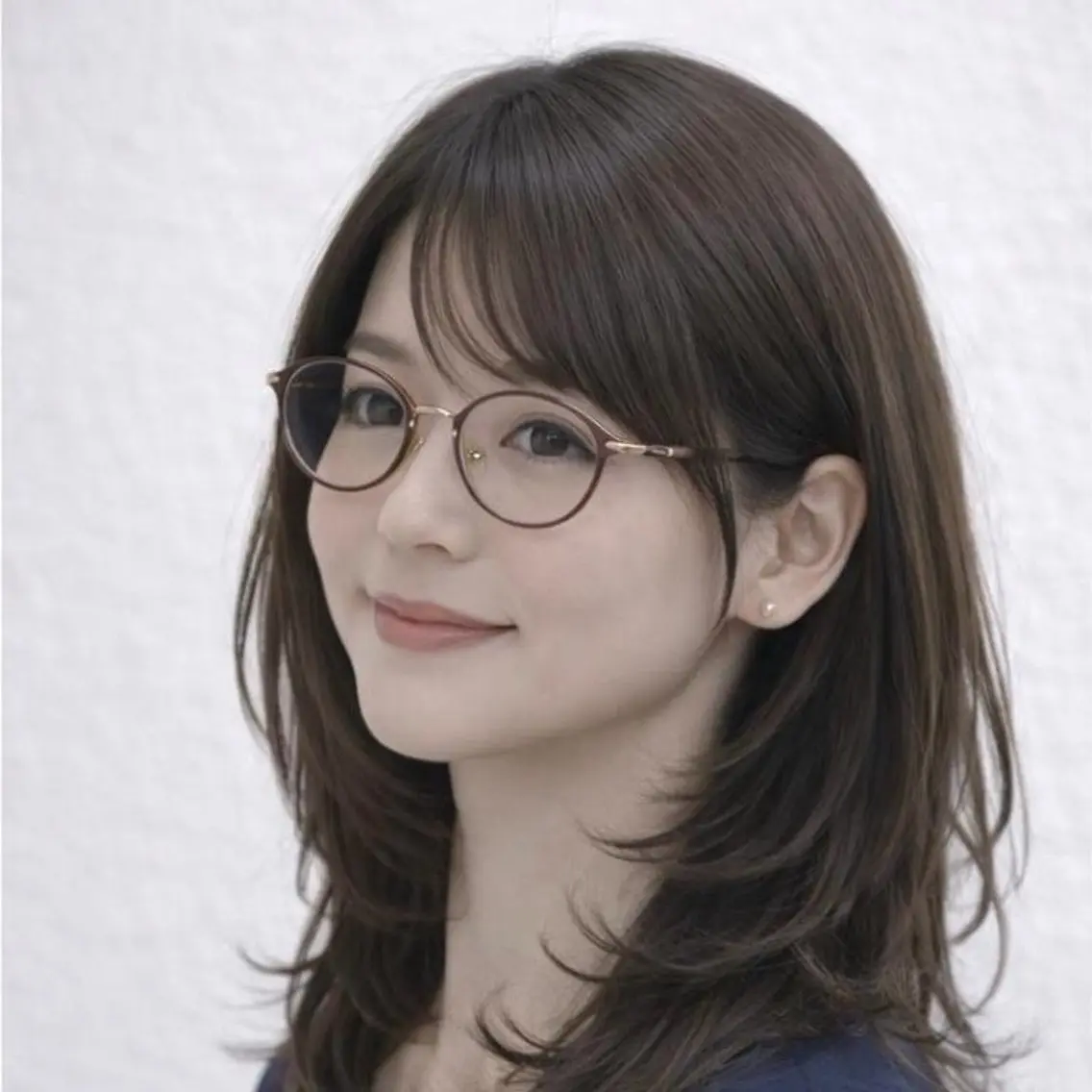 ミディアム カラー ブラウンカラー レイヤーカット 髪質改善/レイヤー/ 佐藤　舞のヘアスタイル