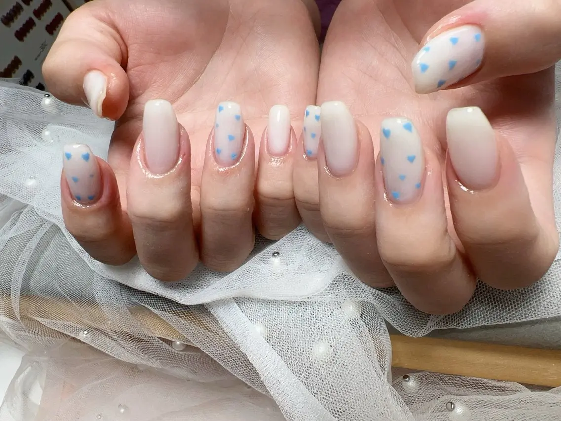 ネイル アートネイル ハート ハンドネイル Nail NaNaのネイルデザイン