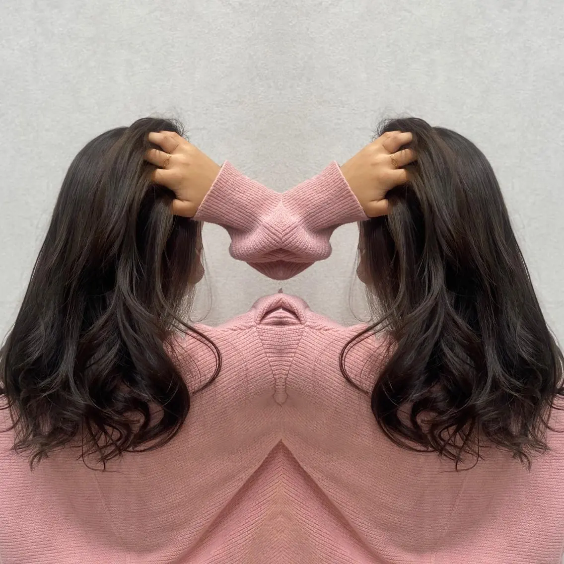 ロング カラー tocca 💜石田愛結💜のヘアスタイル