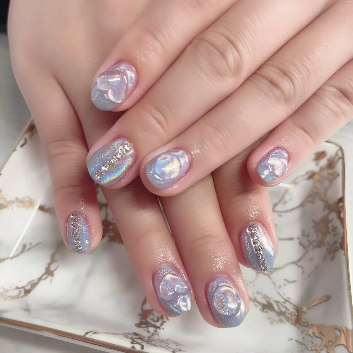 ネイル オーロラネイル ジェルネイル Baby Nailのネイルデザイン