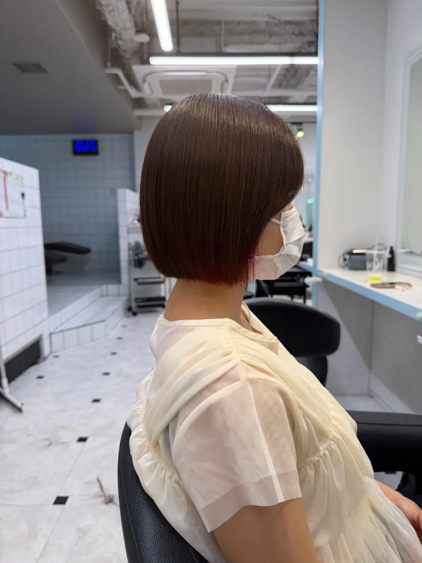 ショート カラー カット ヘアカラー トリートメント ヘッドスパ ヘアセット 🦋ボブ・ショート・ レイヤー🦋トシキのヘアスタイル
