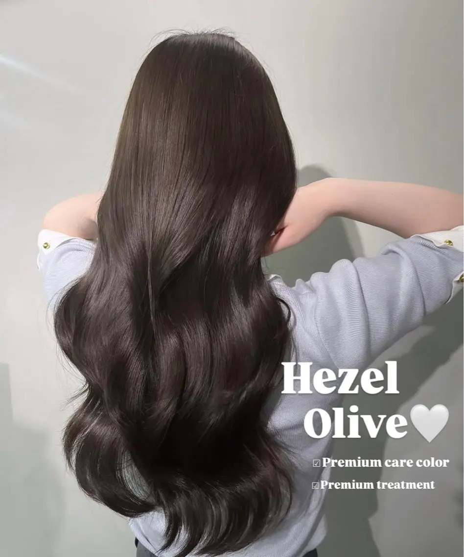 透明感Hazel Olive💚 巻き髪styling【U-25限定】の写真