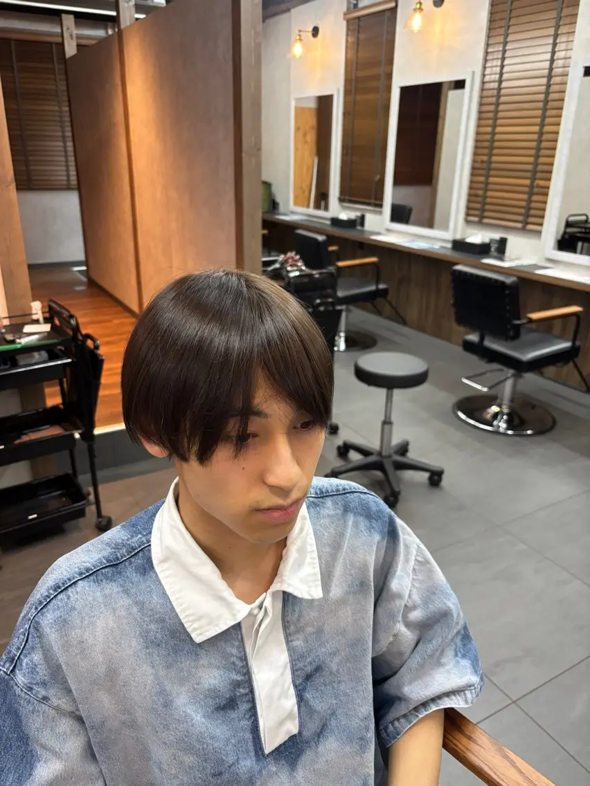 メンズ ヘアカラー ⭐️東出　大空⭐️ メンズサロンのヘアスタイル