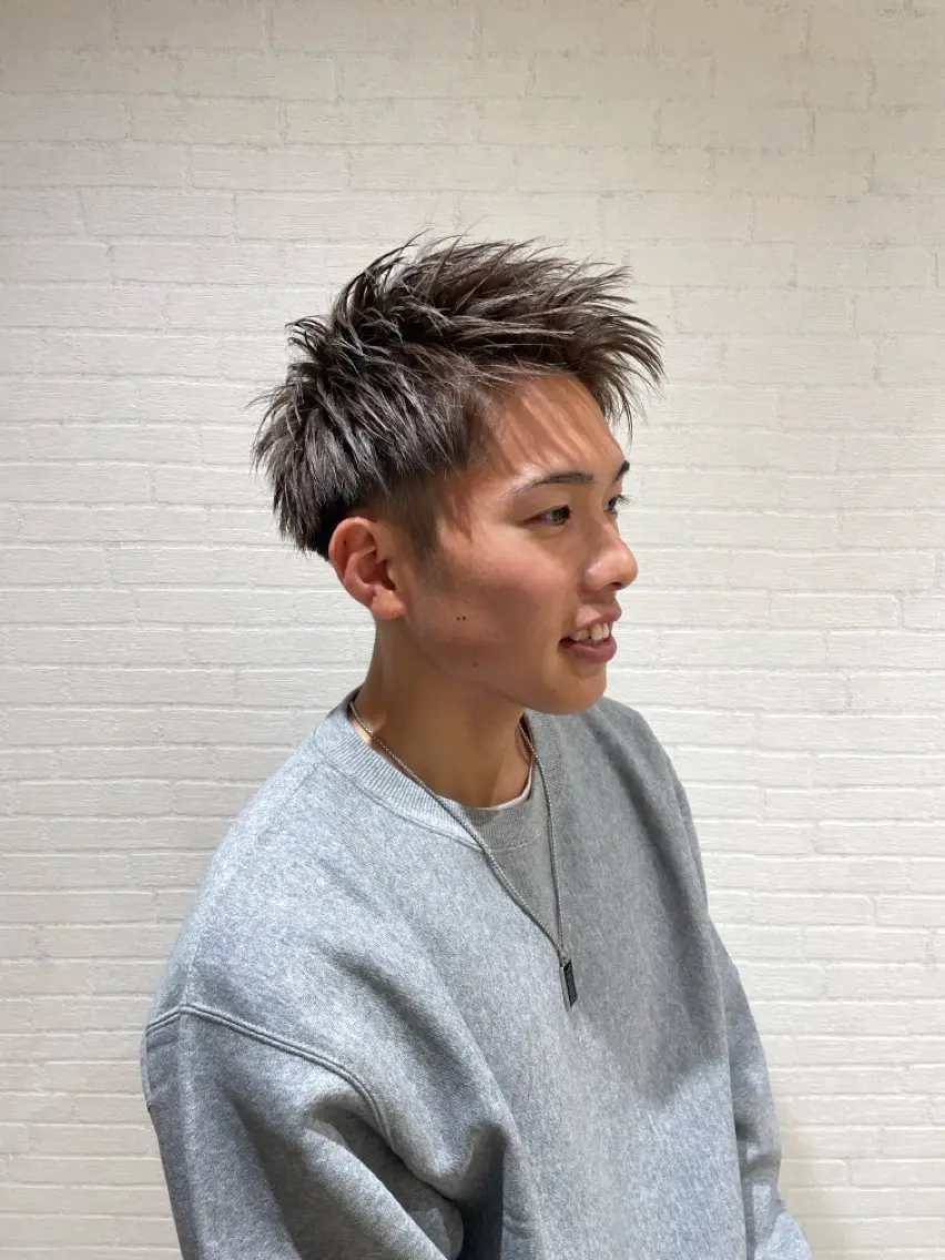 カラー メンズ メンズハイライト ハイライトカラー Lemon hair ❤︎MAHIRO❤︎のヘアスタイル