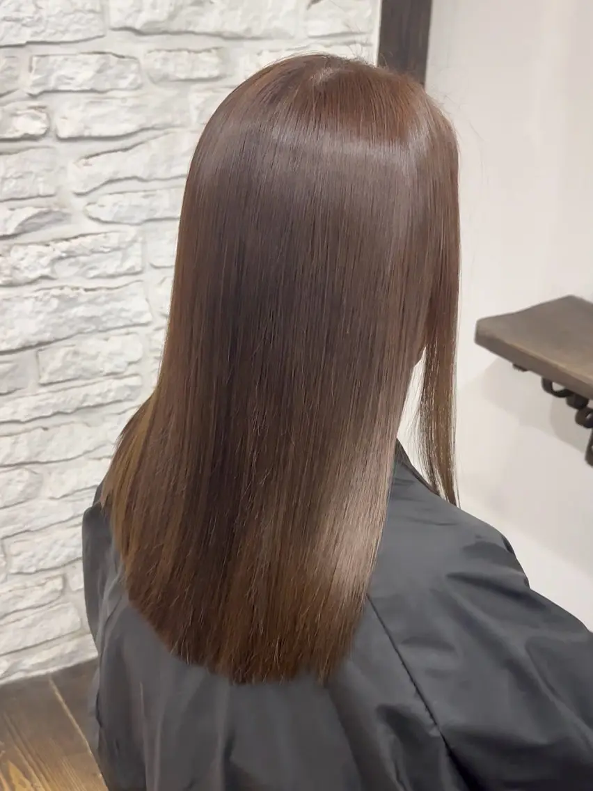 セミロング 髪質改善 _WHITE並木店 喜多村天斗のヘアスタイル