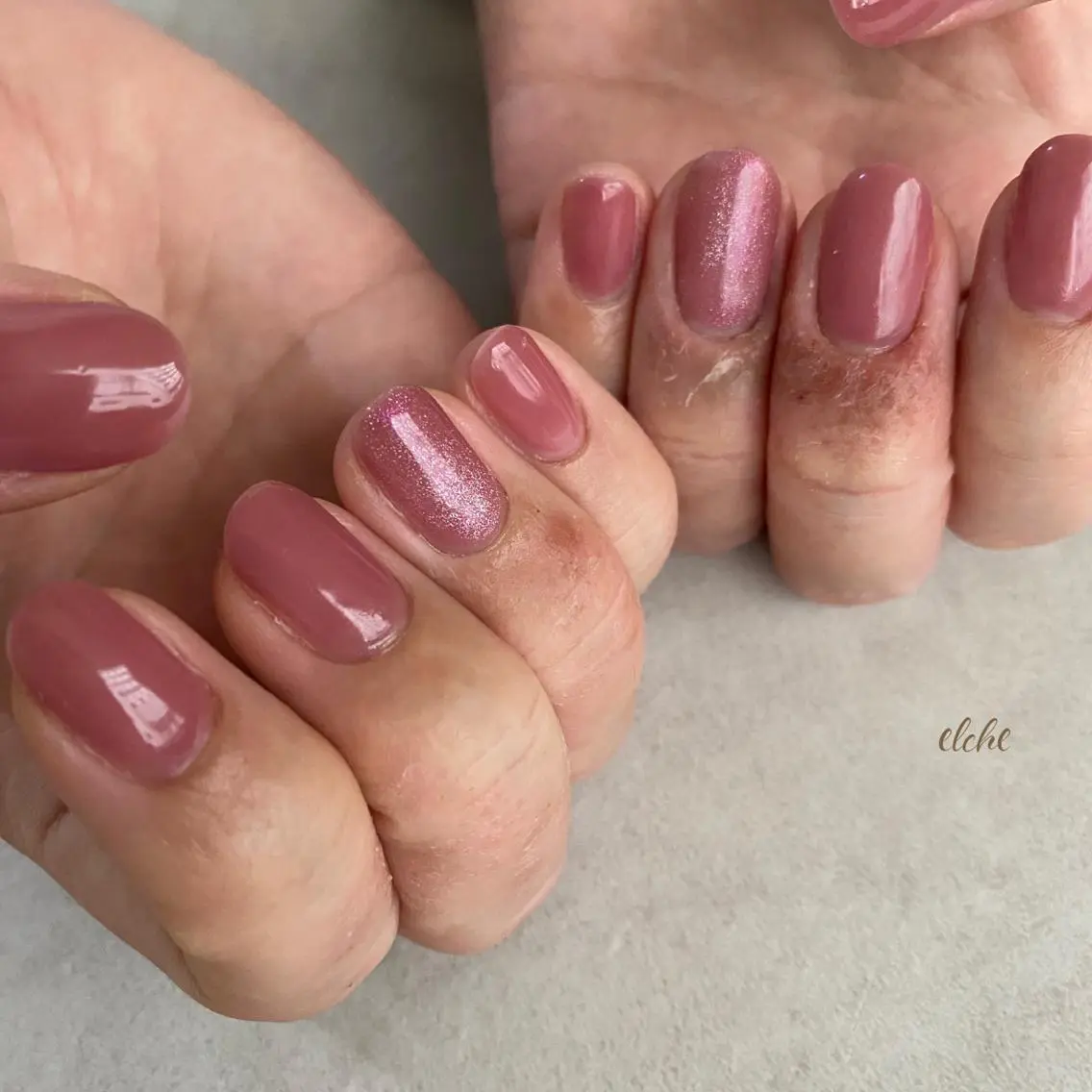ネイル マグネットネイル salon de fika【中崎町】のネイルデザイン