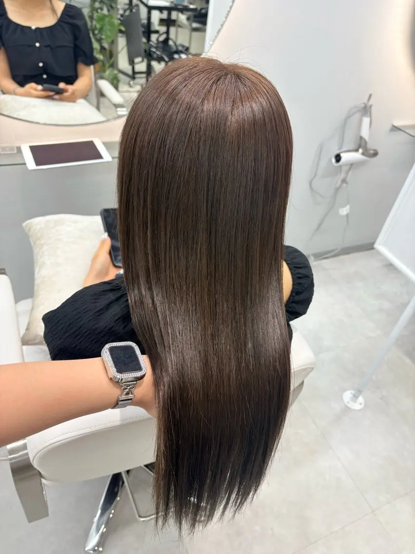 カラー ヘアカラー トリートメント 透明感カラー| 代官山🎀ねねのヘアスタイル