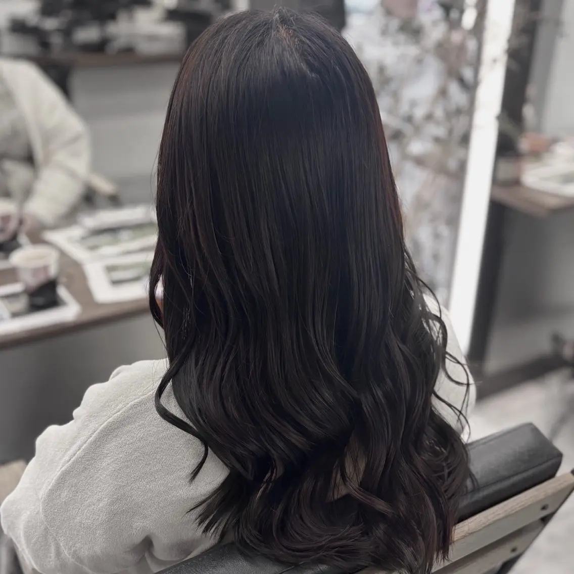 カラー ブラウンカラー ヘアカラー レイヤー🎶似合わせ パーマ🎀ナナコのヘアスタイル