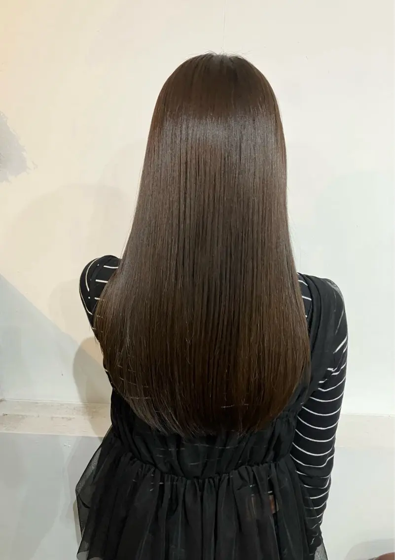 セミロング 髪質改善 トリートメント トリートメント ヘアセット kotona 🤍miuraのヘアスタイル