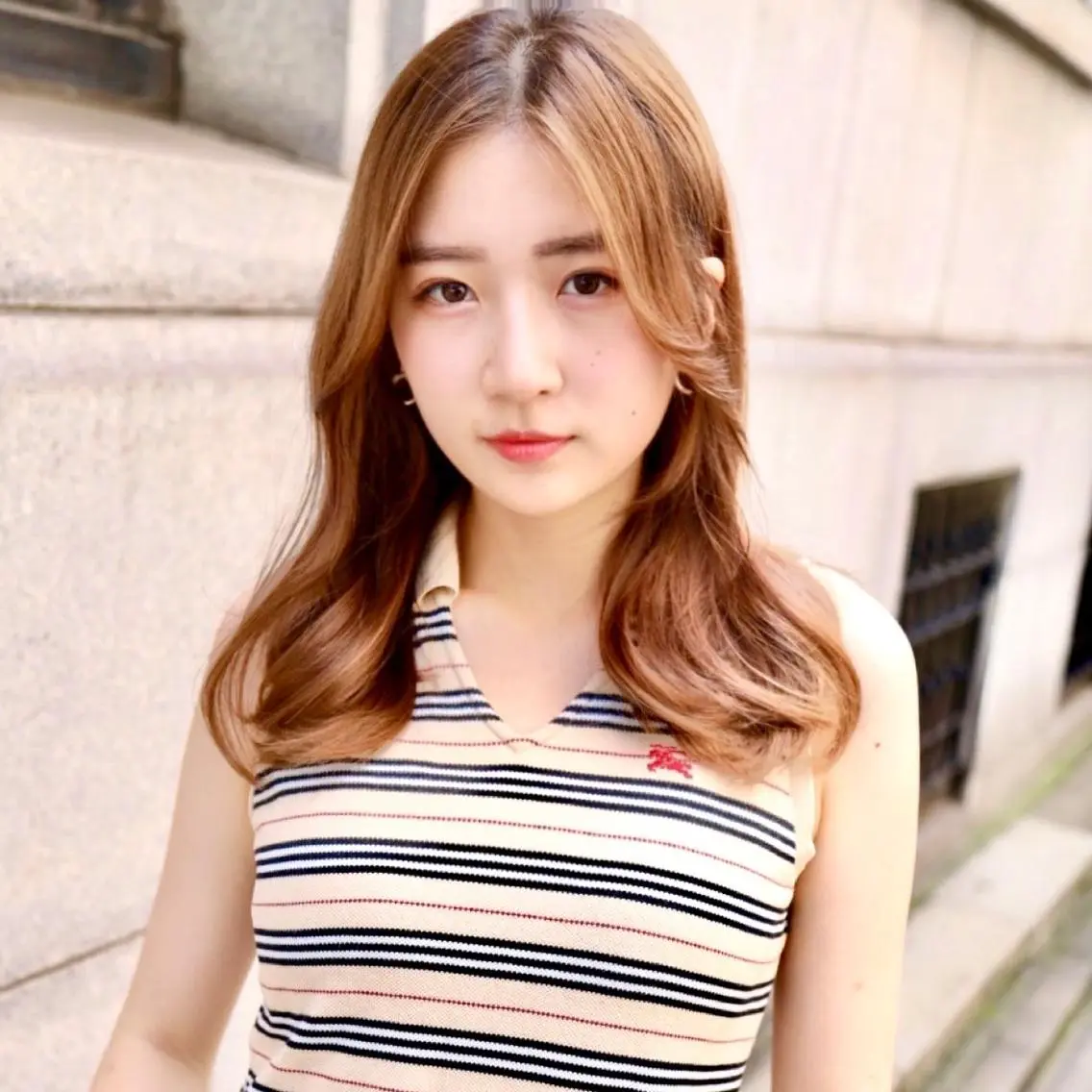 セミロング カラー パーマ ヘアアレンジ カット ヘアカラー トリートメント トレンドヘア🩶 艶髪🩶yoshiのヘアスタイル