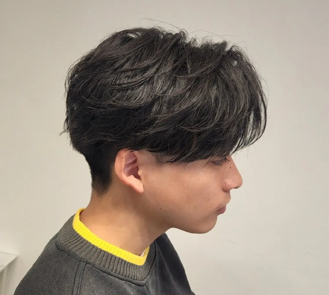 ショート パーマ メンズ 【イケメン風パーマ】 SHOFYのヘアスタイル