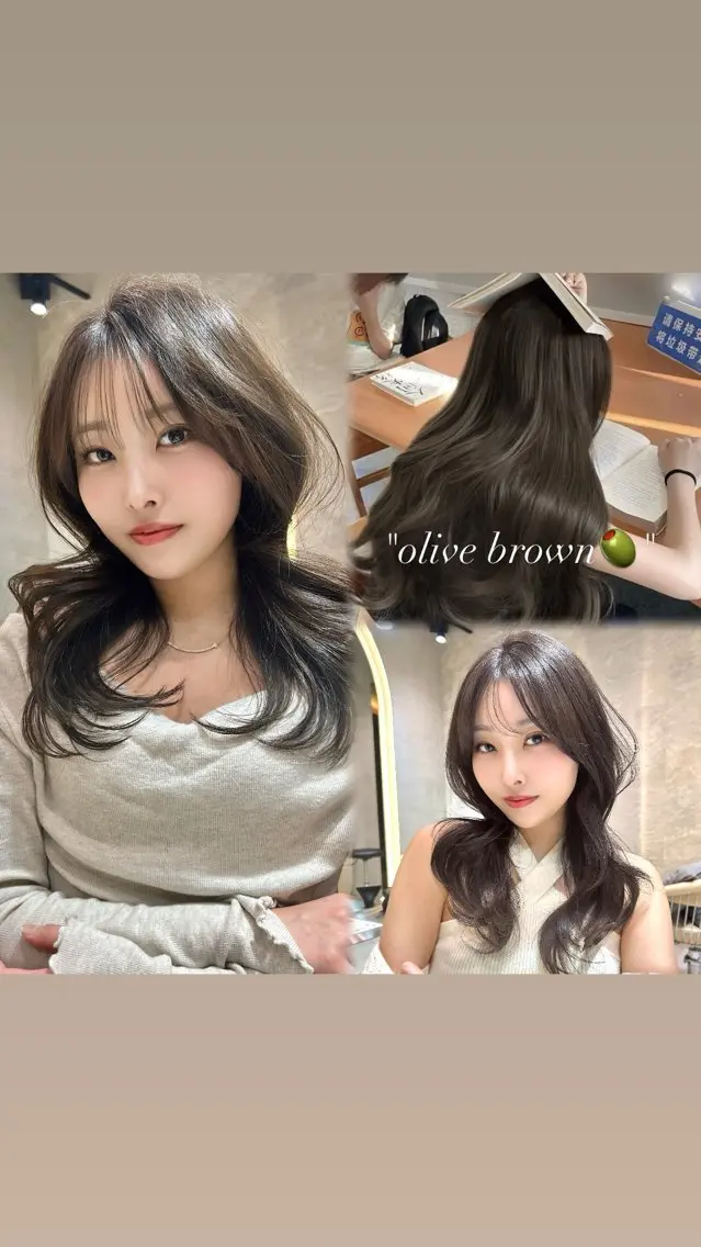 セミロング カラー カット ヘアカラー トリートメント ❣️縮毛矯正/ボブ /カラー/渡部晃輝のヘアスタイル