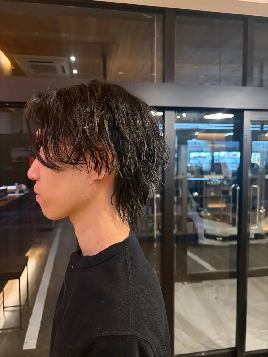 パーマ ヘアアレンジ メンズ メンズパーマ カット 齋藤 大輔のヘアスタイル