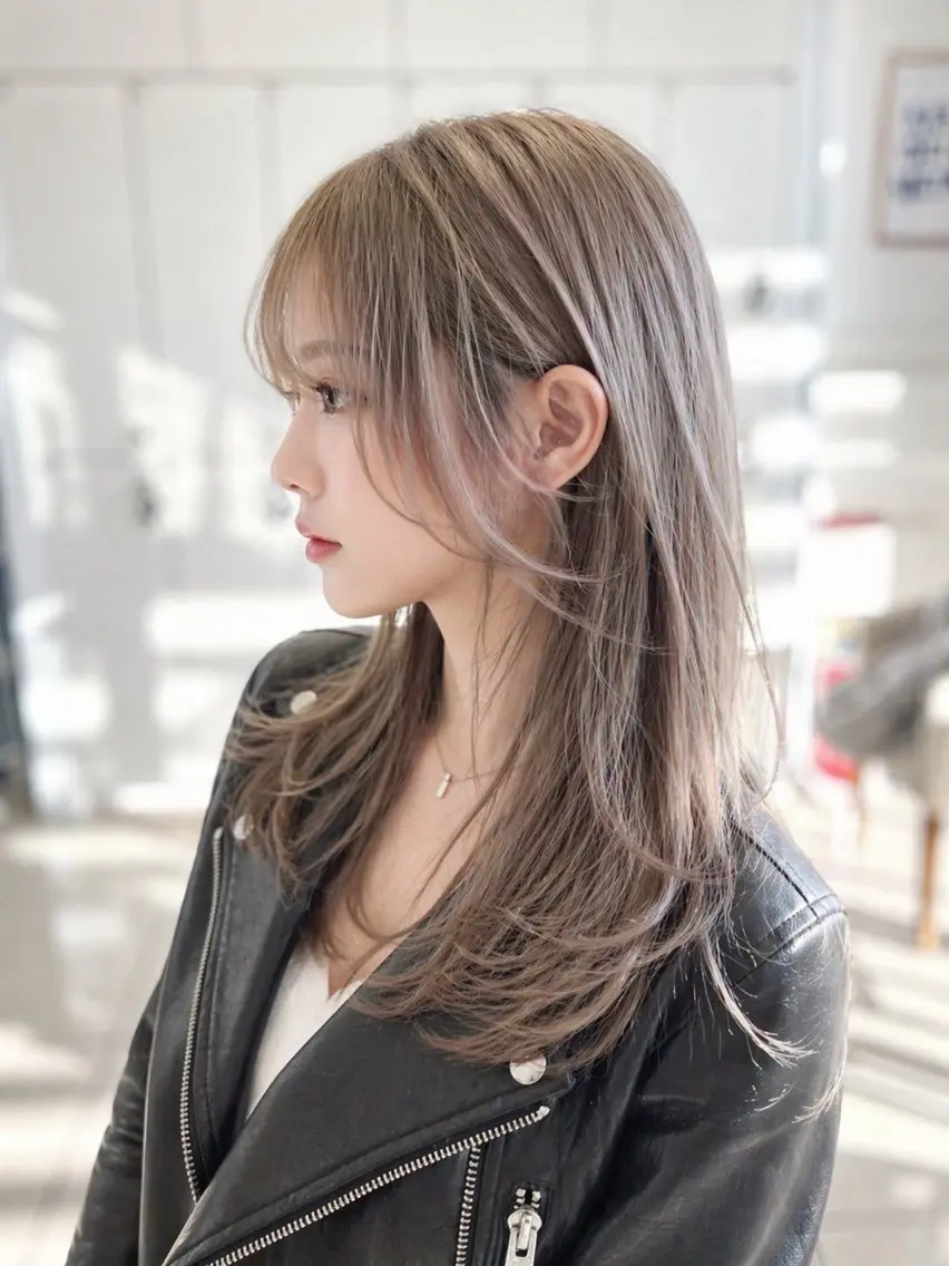 ロング カラー カット ヘアカラー トリートメント 金子 直樹のヘアスタイル