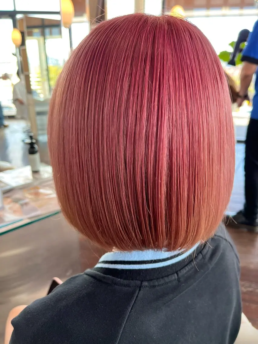 ミディアム カット ヘアカラー 清水 悠矢のヘアスタイル