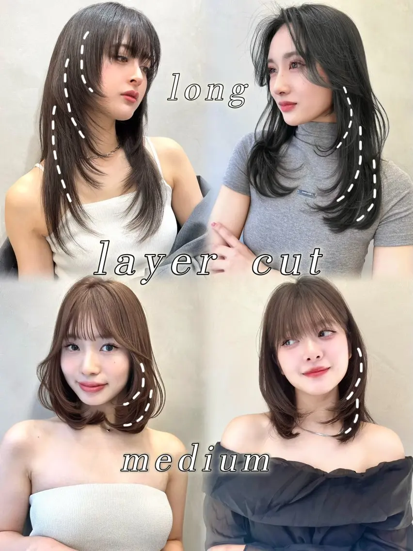 ロング カット トリートメント 大宮🤍縮毛矯正 レイヤー🪽なるのヘアスタイル