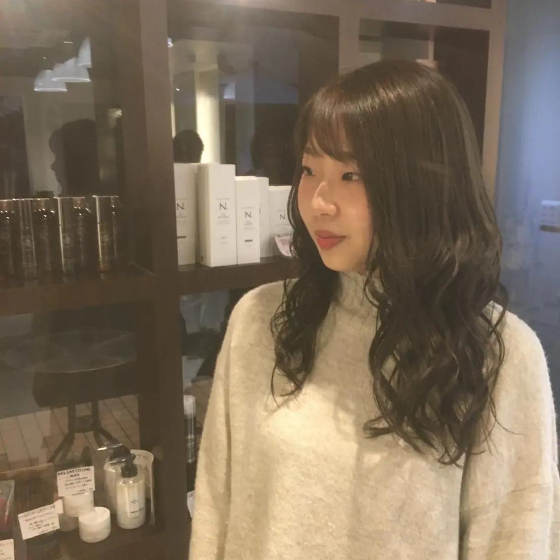 ロング カラー カット ヘアカラー トリートメント しのはら まどかのヘアスタイル